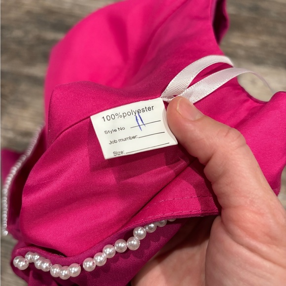 Elegant Cottagecore Pink Sleeveless Dress - Picture 4 of 5